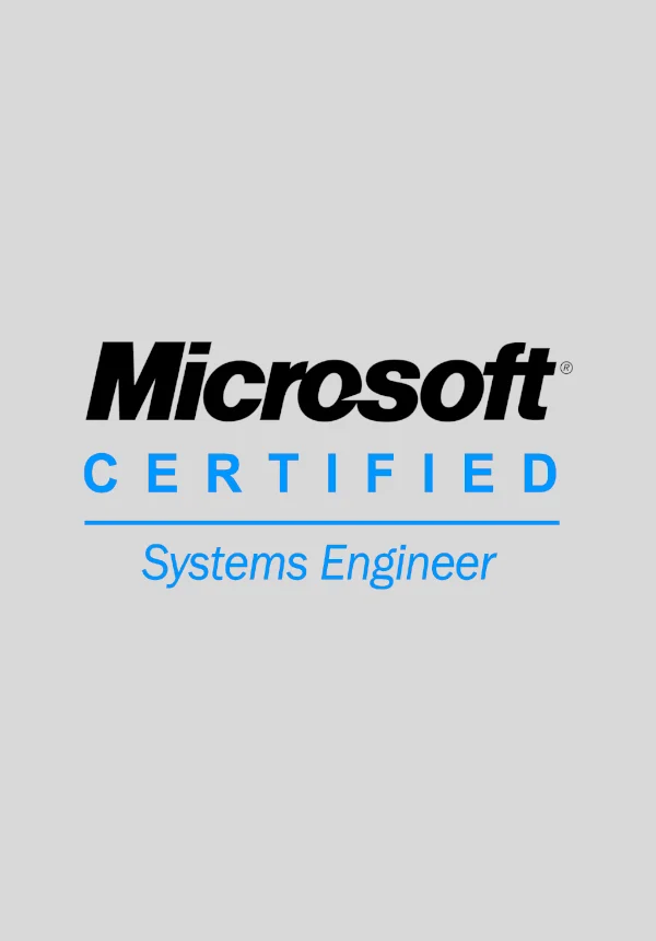 Microsoft Systems Engineer - Certified Professional